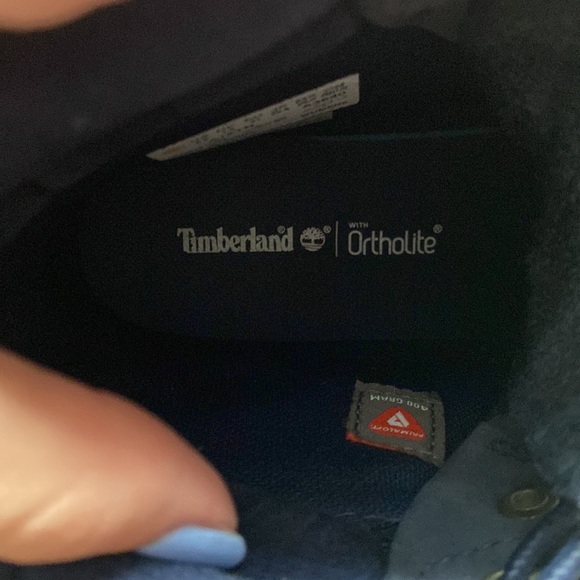 Timberland Like New Navy Blue Women’s 9.5 Classic Suede Ortholite Boots - Picture 8 of 9